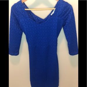 Charlotte Russe royal blue homecoming dress